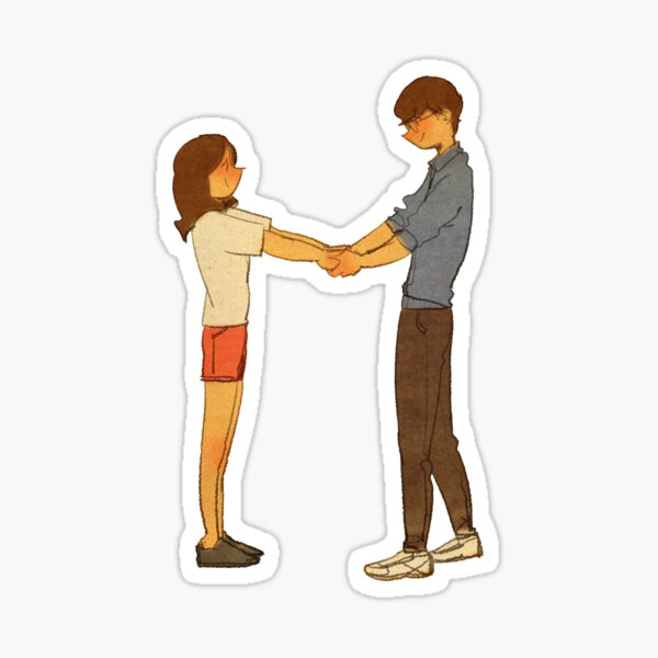 Hold my hands Sticker