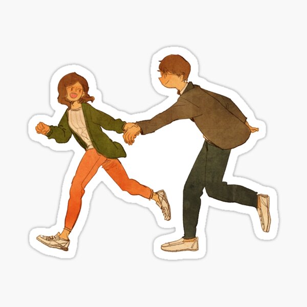 Follow me Sticker