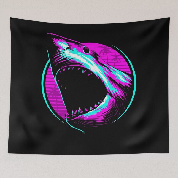 Item preview, Retro shark designed and sold by albertocubatas.