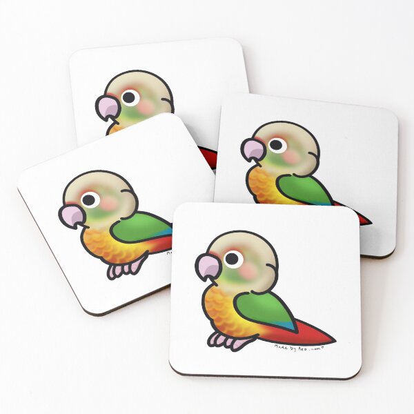 Item preview, Pineapple Green Cheek Conure! designed and sold by MadebyAeo.