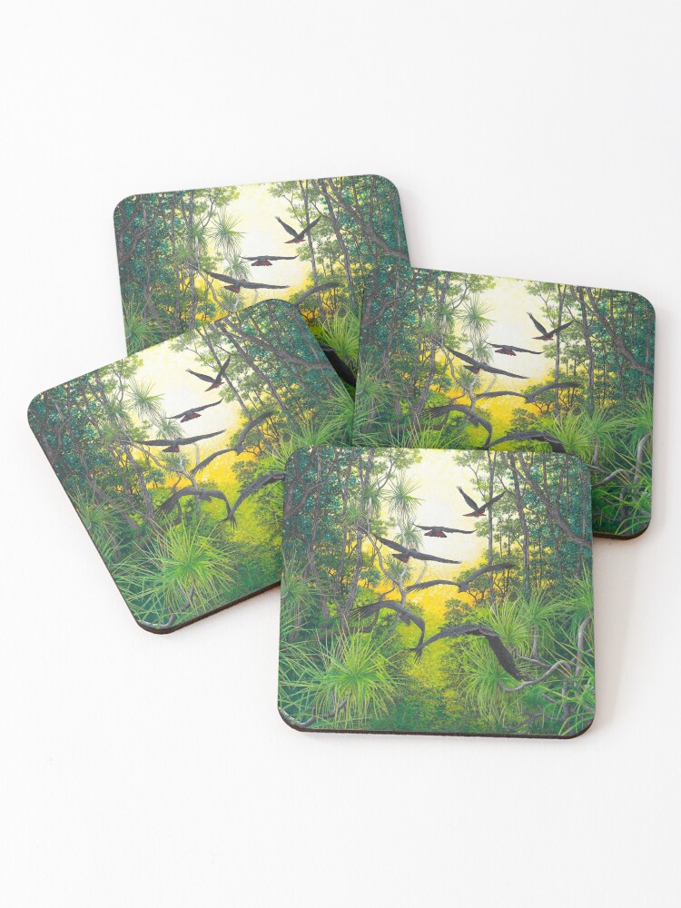 Thumbnail 1 of 5, Coasters (Set of 4), 'Thrive' designed and sold by JulesSummers.