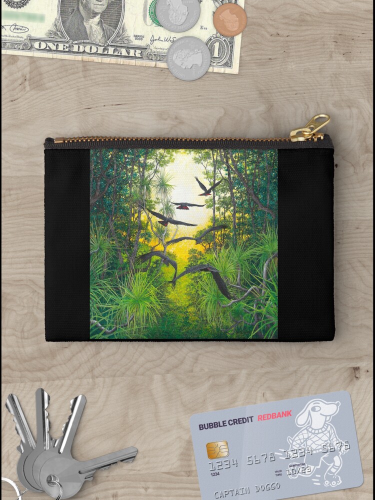 Thumbnail 3 of 4, Zipper Pouch, 'Thrive' designed and sold by JulesSummers.