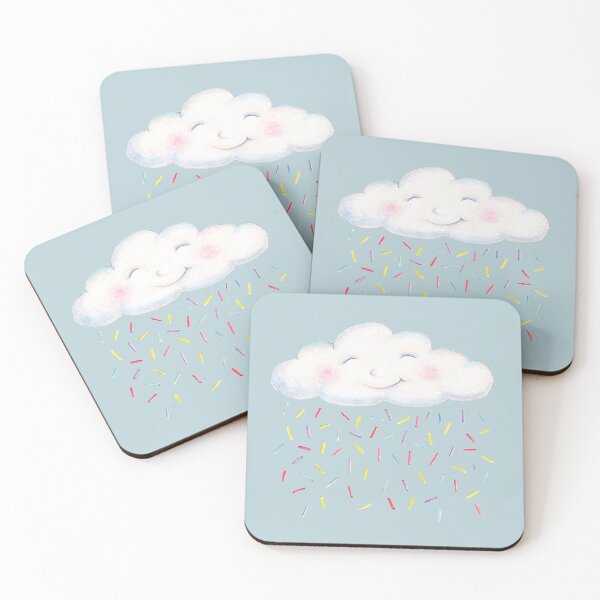 Item preview, Happy whimsy clouds candy sprinkles  designed and sold by Sarah Trett.