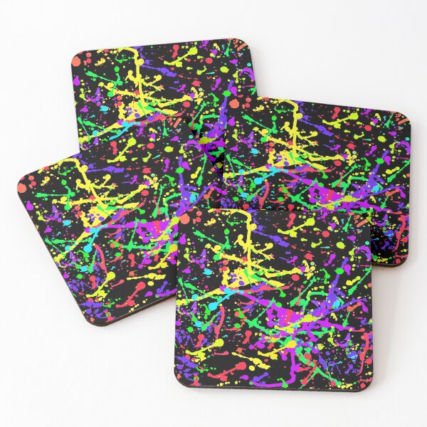 Item preview, Bright abstract colorful splashes seamless pattern designed and sold by Kioto.