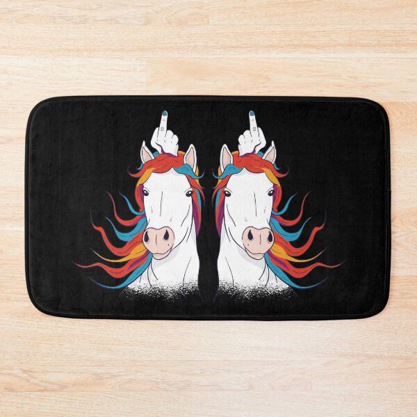 Item preview, Unicorn couple with middle finger. designed and sold by emphatic.