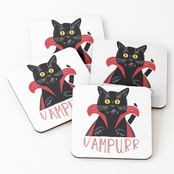 Item preview, Cute Meowcula Vampurr Halloween Cat  designed and sold by bumbarash.