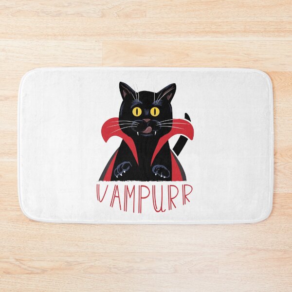 Item preview, Cute Meowcula Vampurr Halloween Cat  designed and sold by bumbarash.