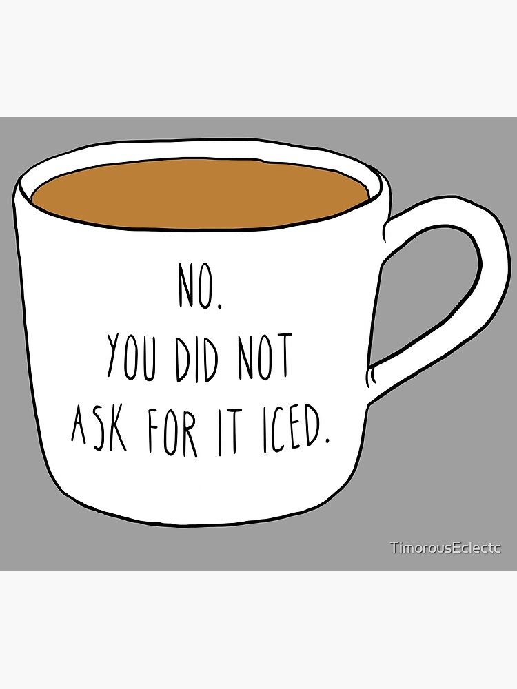 Cute Iced Coffee Cups - Classic Brown Sticker for Sale by TimorousEclectc