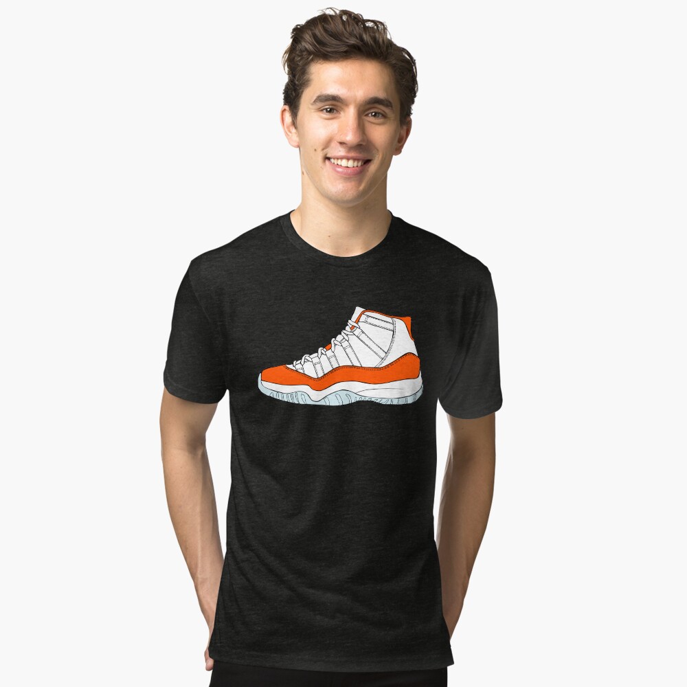 Jordan 11 hot sale orange trance