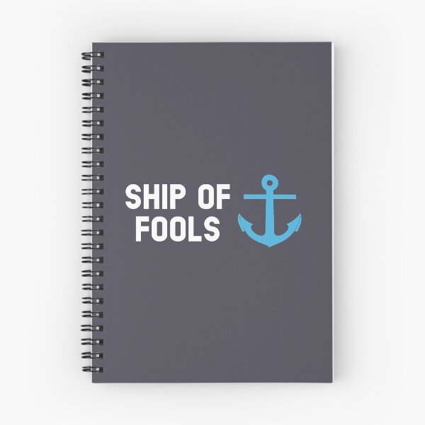 Item preview, Ship of Fools, white blue designed and sold by perezzzoso.