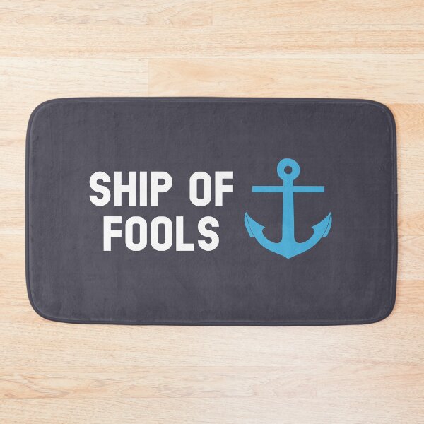 Item preview, Ship of Fools, white blue designed and sold by perezzzoso.
