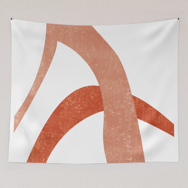 Item preview, Terracotta Art Print 6 - Terracotta Abstract - Modern, Minimal, Contemporary Print - Burnt Orange designed and sold by Studio Grafiikka.