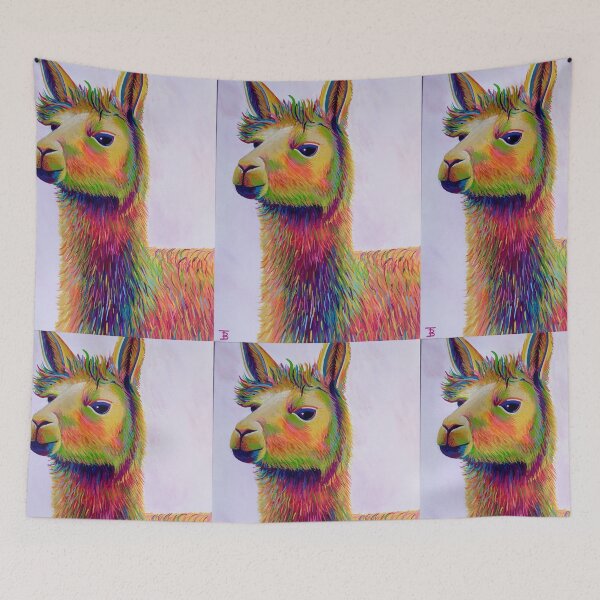 Item preview, Rainbow Llama designed and sold by Tiffany Budd.