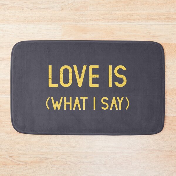 Item preview, Love Is (What I Say), yellow designed and sold by perezzzoso.