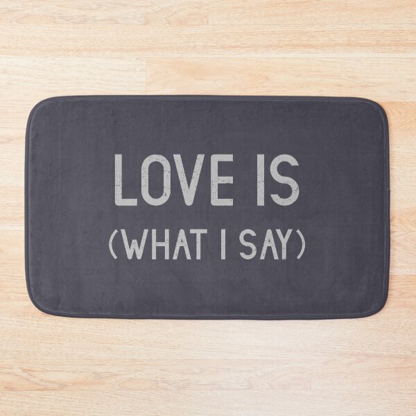 Item preview, Love Is (What I Say), silver designed and sold by perezzzoso.