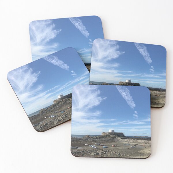 Item preview, Jersey & Guernsey - Fort Grey - Cup & Saucer designed and sold by Solveig Winn.