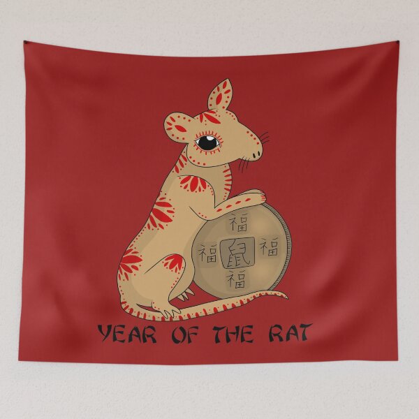 Item preview, Year of the Rat  - Chinese New Year designed and sold by ValentinaHramov.