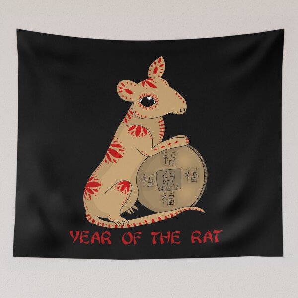 Item preview, Year of the Rat  - Chinese New Year designed and sold by ValentinaHramov.