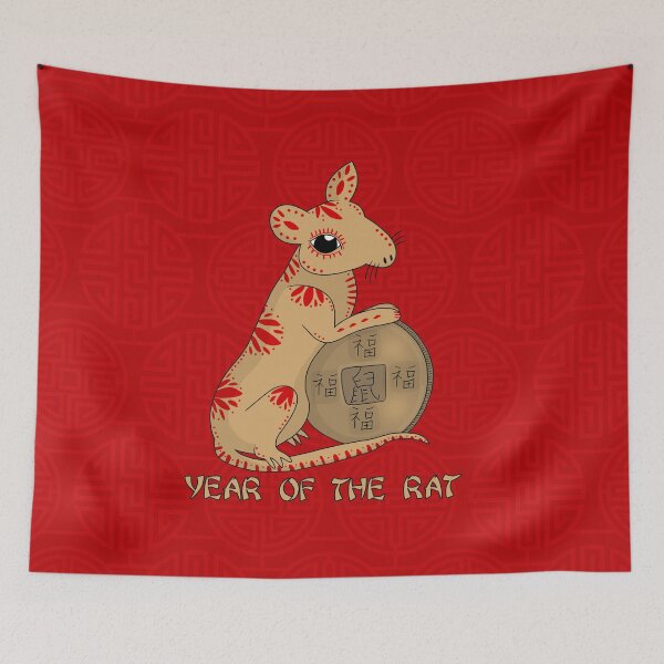 Item preview, Year of the Rat  - Chinese New Year designed and sold by ValentinaHramov.