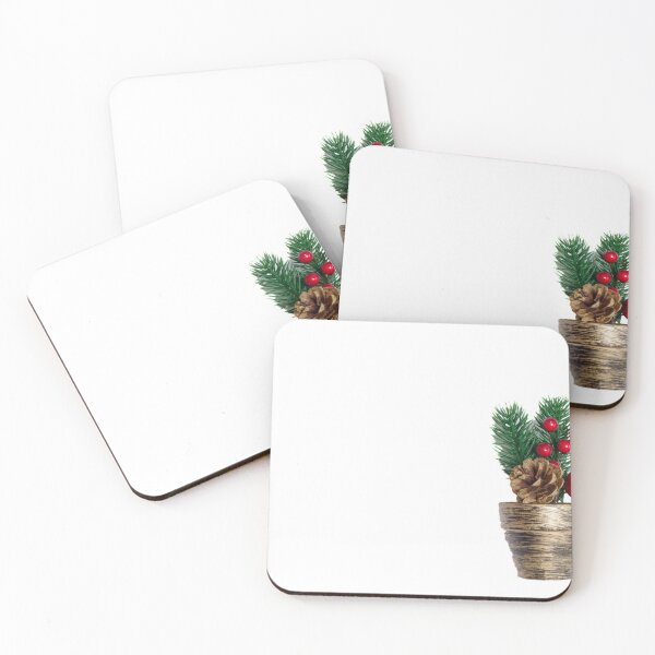 Item preview, Christmas tree on white background. Christmas, winter, new year concept. Flat lay, top view, copy space, square designed and sold by ralick.