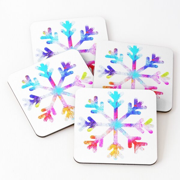 Item preview, colourful snowflakes designed and sold by ralick.