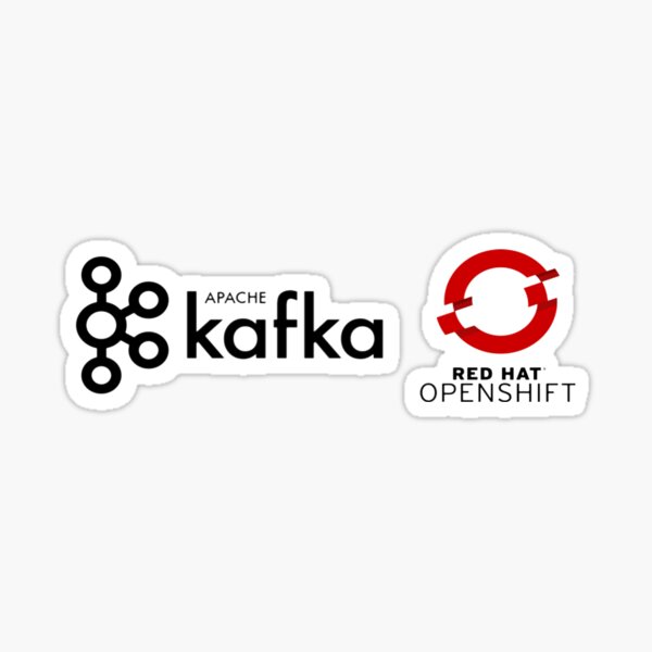 Kafka & RedHat Logos Sticker