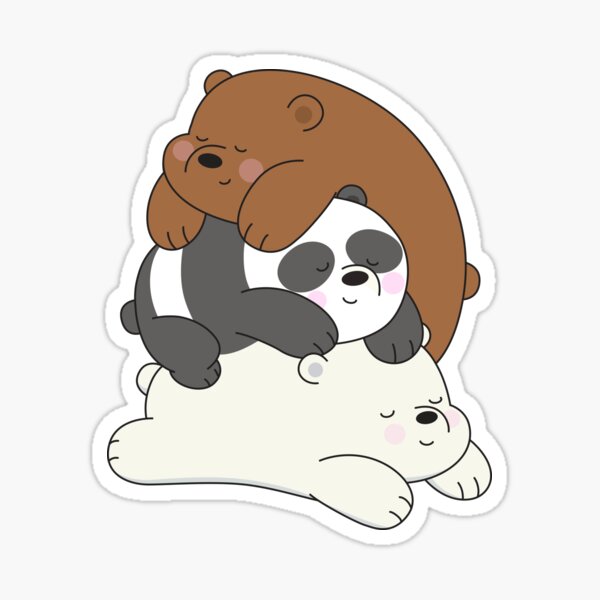 We Bare Bears Angry Nom Nom Sticker - Sticker Mania