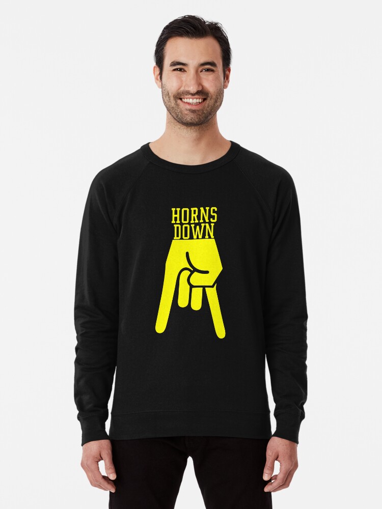 Horns Down West By God Virginia Lightweight Sweatshirt By