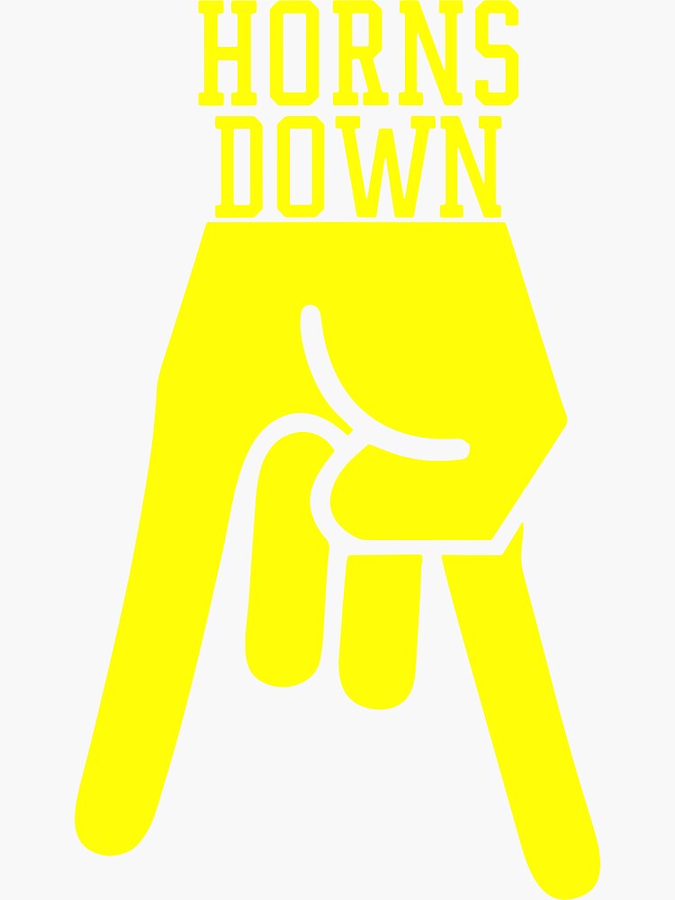 "Horns Down West By God Virginia" Sticker for Sale by DaleKHunt Redbubble