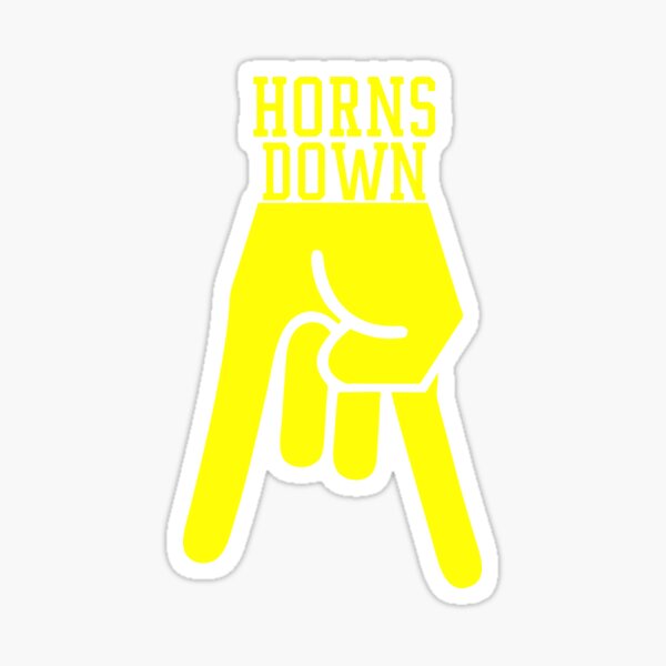 "Horns Down West By God Virginia" Sticker for Sale by DaleKHunt Redbubble
