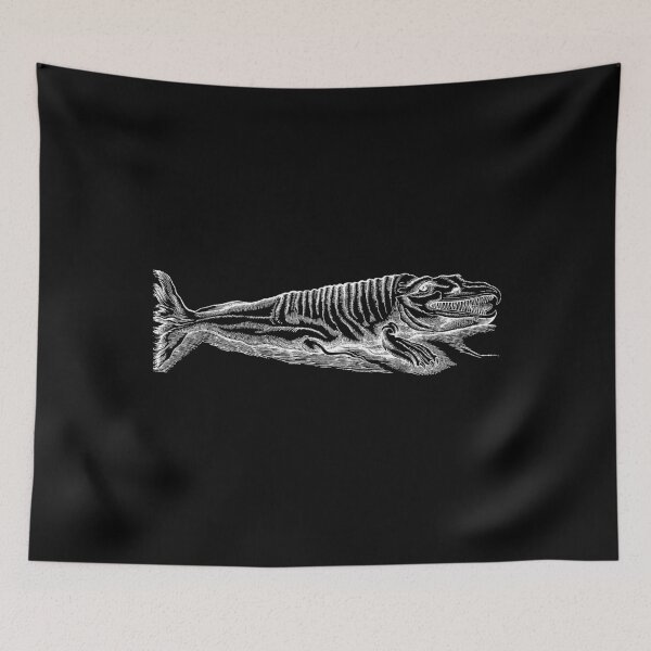 Item preview, Sea Monsters British Whale White designed and sold by alexvas.