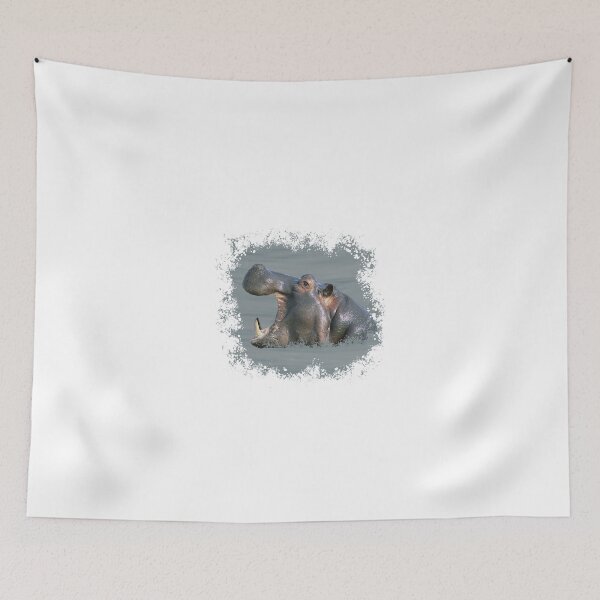 Item preview, Hippo - Hippo - Africa - Safari - Wildlife designed and sold by TShirtsundMehr.