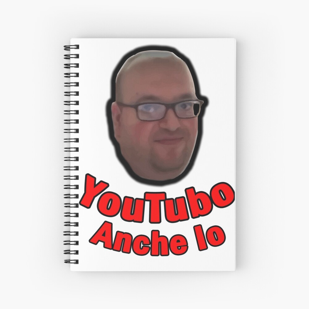 Youtubo Anche Io Hardcover Journal By Badtothebone99 Redbubble