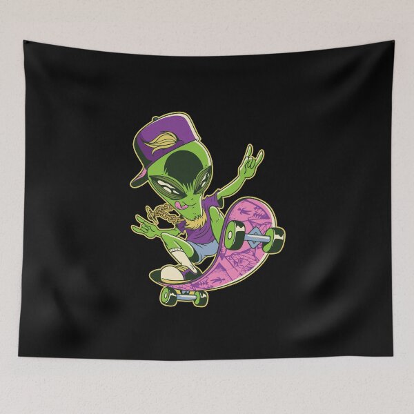 Item preview, ALIEN SKATER T-SHIRT TEE SWEATER HOODIE GIFT PRESENT BIRTHDAY CHRISTMAS designed and sold by Timcito.