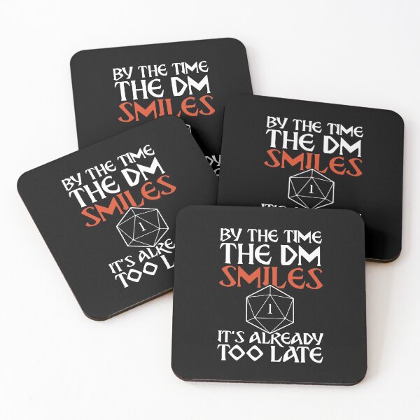Item preview, When the DM Smiles, It's Too Late designed and sold by D20Tees.