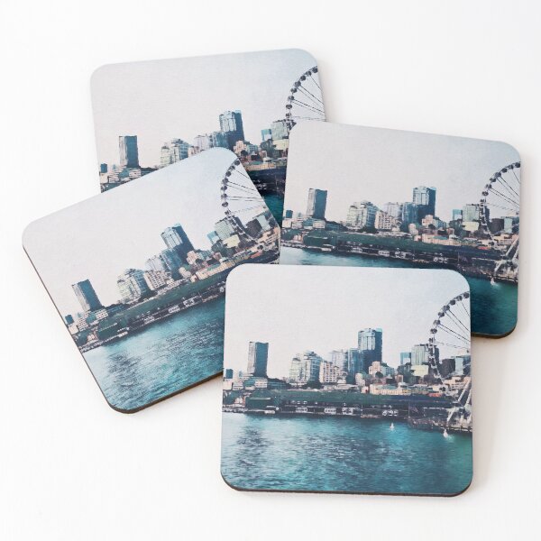 Item preview, Seattle Skyline designed and sold by AM FineArtPrints.