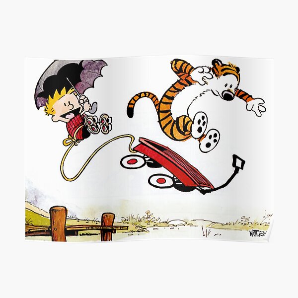 Bill Waterson Tiger Poster