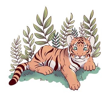 Artwork thumbnail, Tiger Cub by adelaydeart