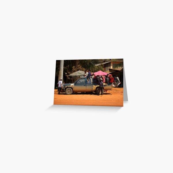 Cambodian Taxi Greeting Card