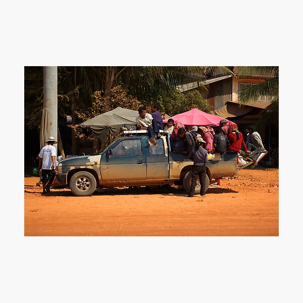 Cambodian Taxi Photographic Print