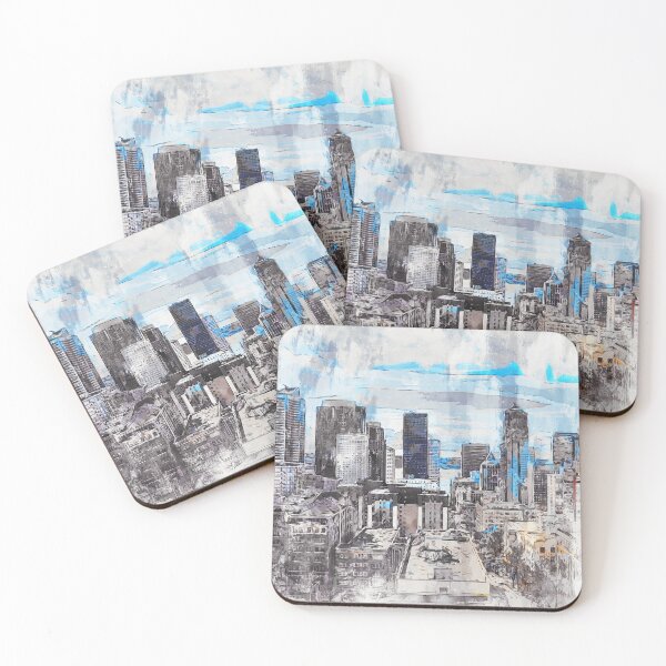 Item preview, Seattle Skyline designed and sold by AM FineArtPrints.