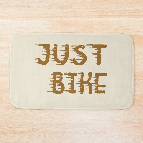 Artikelvorschau, Motivational Inspirational and Positive quote - Just bike typography text art by Word Fandom - wordfandom entworfen und verkauft von Kerry Pritchard.