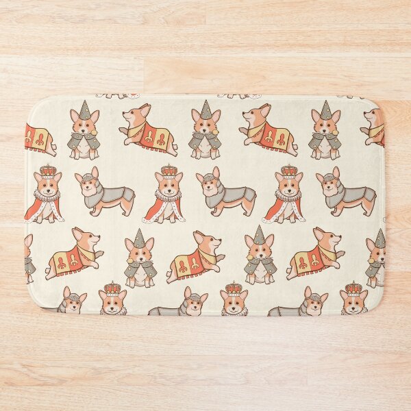 Item preview, Medieval Fantasy Corgi Pattern designed and sold by Melissa Jan.