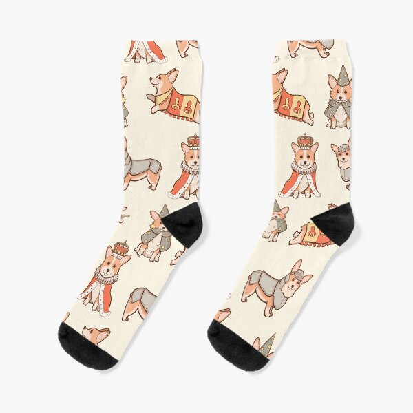 Item preview, Medieval Fantasy Corgi Pattern designed and sold by Melissa Jan.