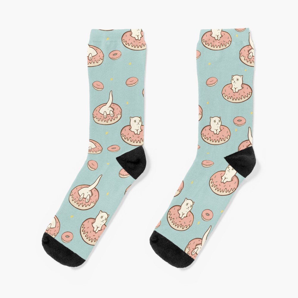 Cat Donut Socks