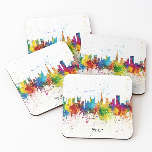 Item preview, Bristol England Skyline designed and sold by ArtPrints.