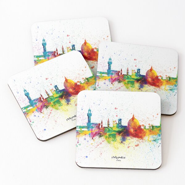 Aperçu de l'œuvre Florence Italy Skyline créée et vendue par ArtPrints.