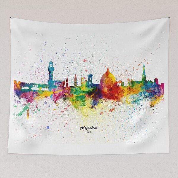 Aperçu de l'œuvre Florence Italy Skyline créée et vendue par ArtPrints.