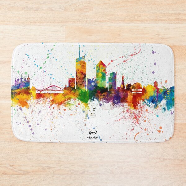 Item preview, Lyon France Skyline designed and sold by ArtPrints.