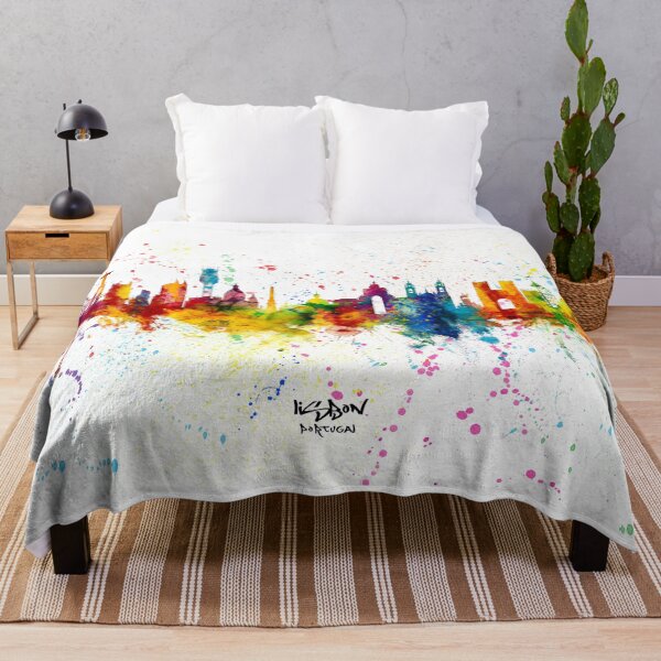Item preview, Lisbon Portugal Skyline designed and sold by ArtPrints.